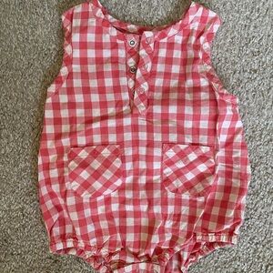 Pehr Gingham Baby Romper
